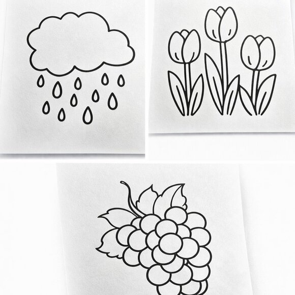 Handmade Cute Mini Coloring Book, Comfy & Cozy Theme, 3x3 - Picture 3 of 3